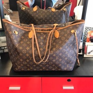 AUTHENTIC LOUIS VUITTON NEVERFULL MONOGRAM GM